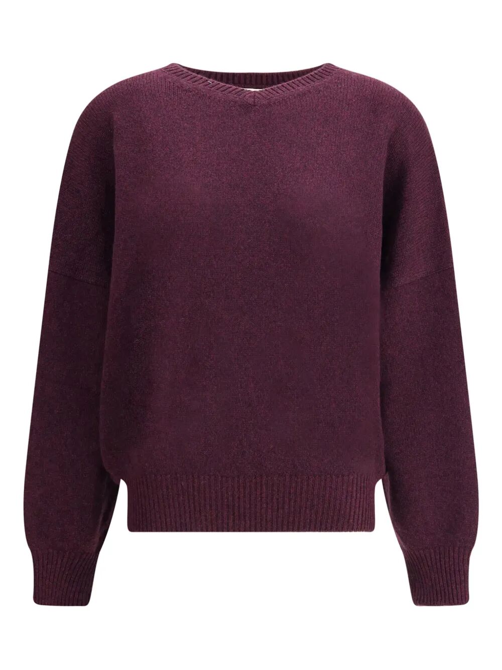 WOLFE V-NECK KNITTED CASHMERE SWEATER