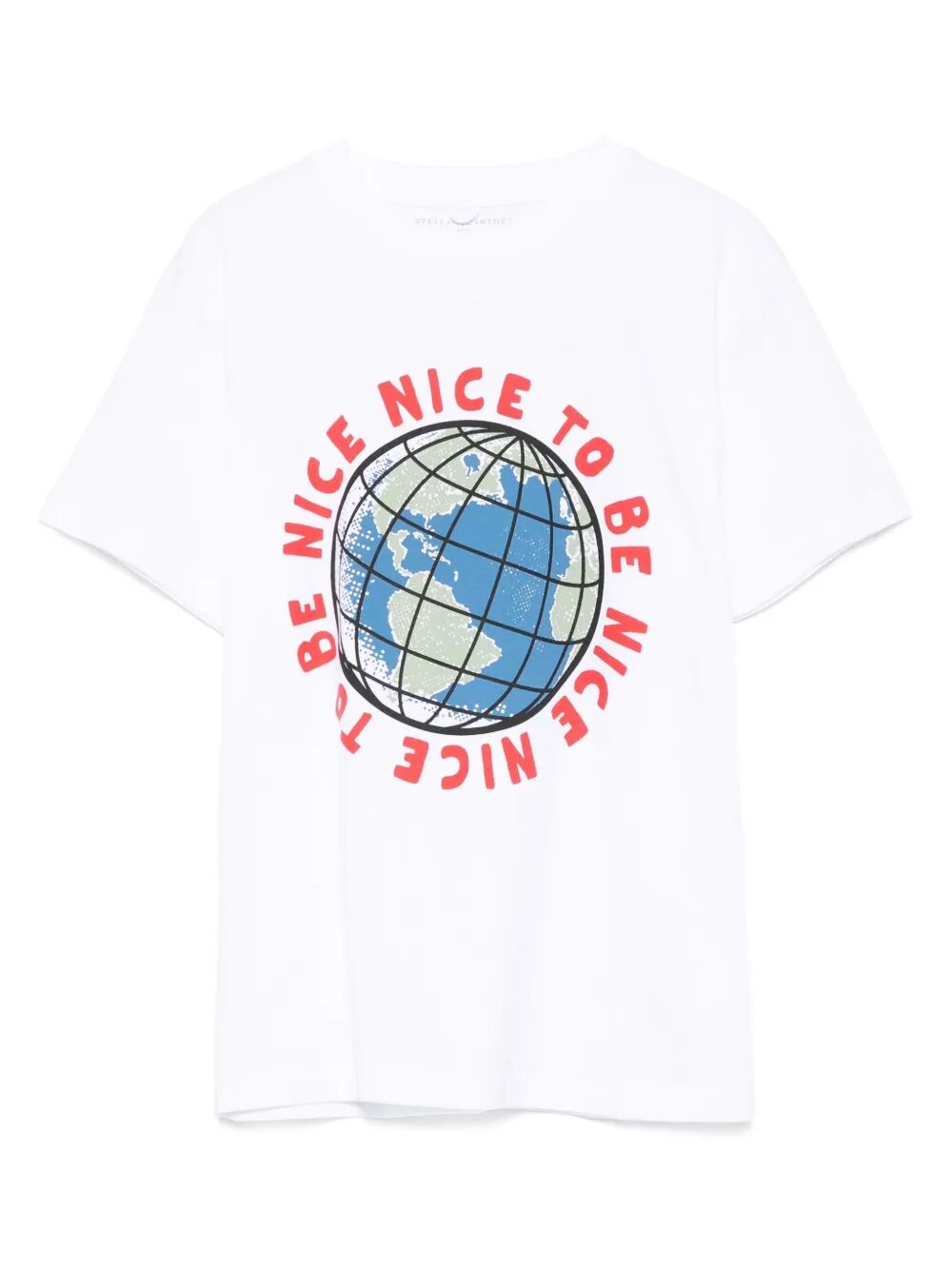 GLOBE-PRINT COTTON T-SHIRT