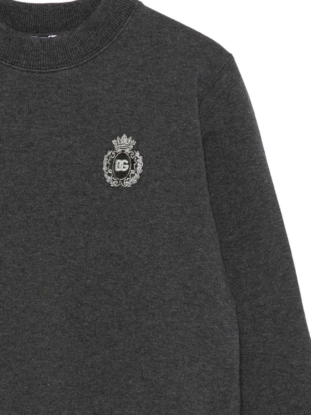 CREST PATCH CREWNECK SWEATSHIRT