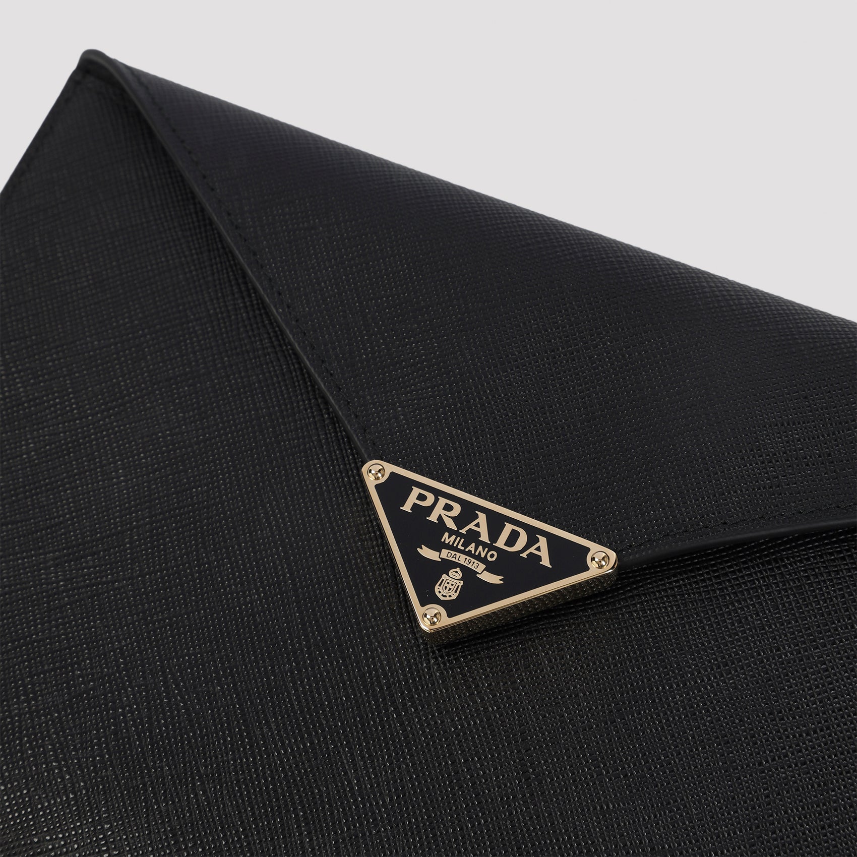 Calf Leather Envelope Clutch
