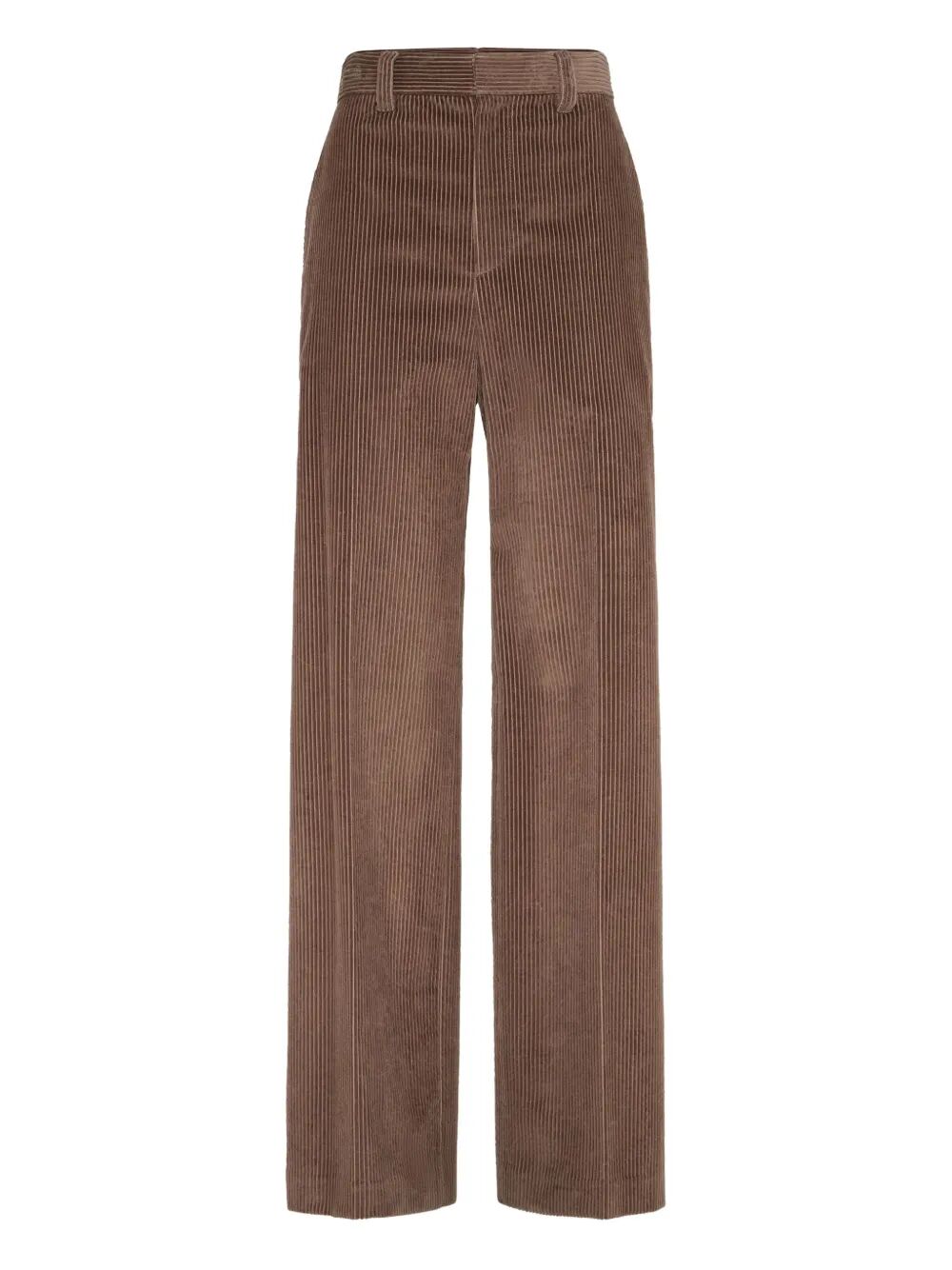 COTTON CORDUROY LOOSE TROUSERS WITH MONILI