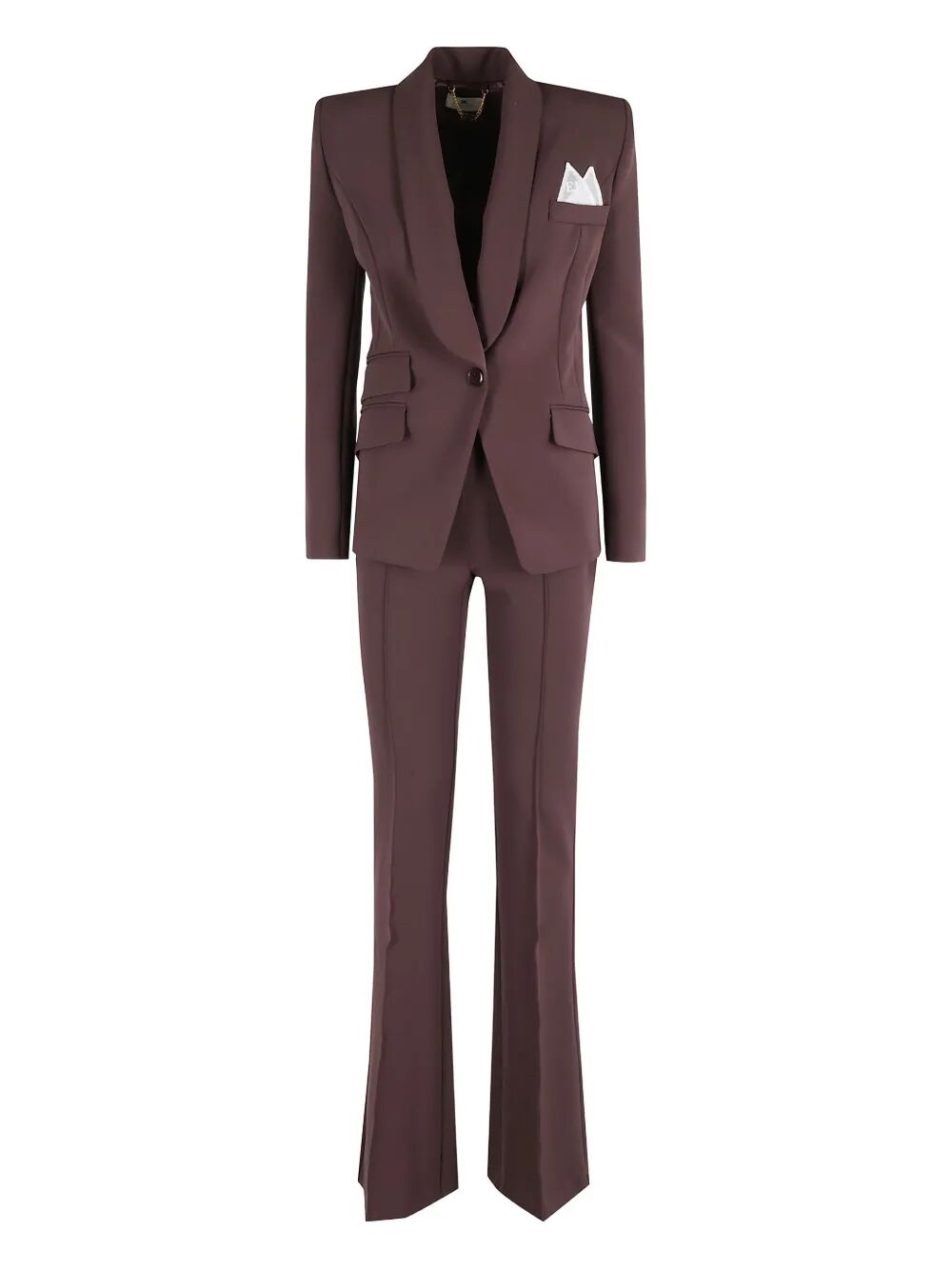 SUIT IN CRÊPE FABRIC