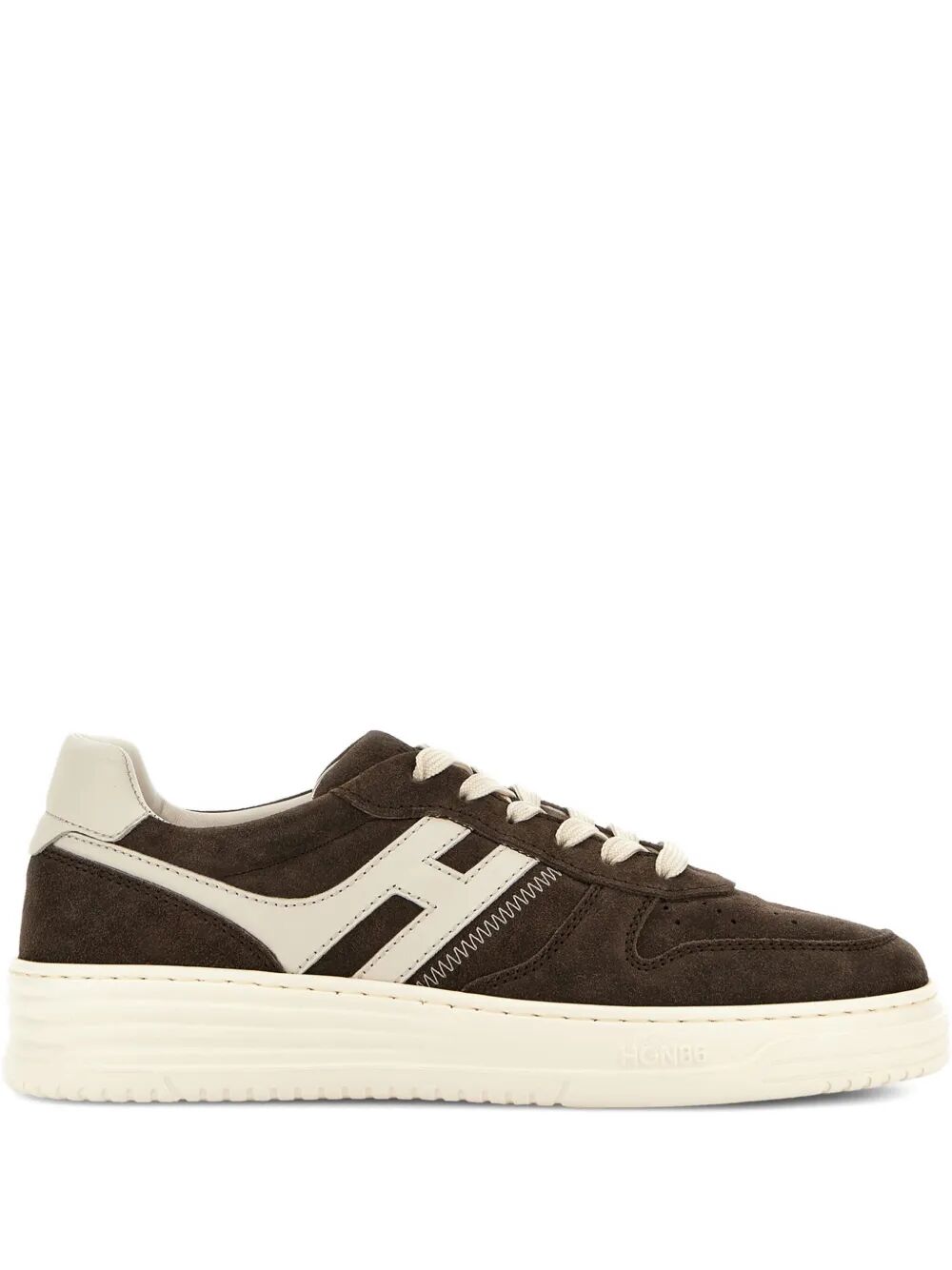 H630 SUEDE AND LEATHER SNEAKERS