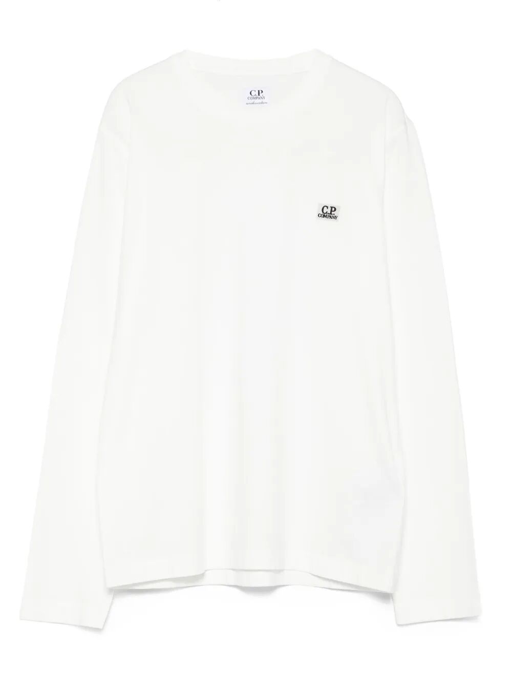 LOGO-PATCH LONG-SLEEVE COTTON SWEATSHIRT