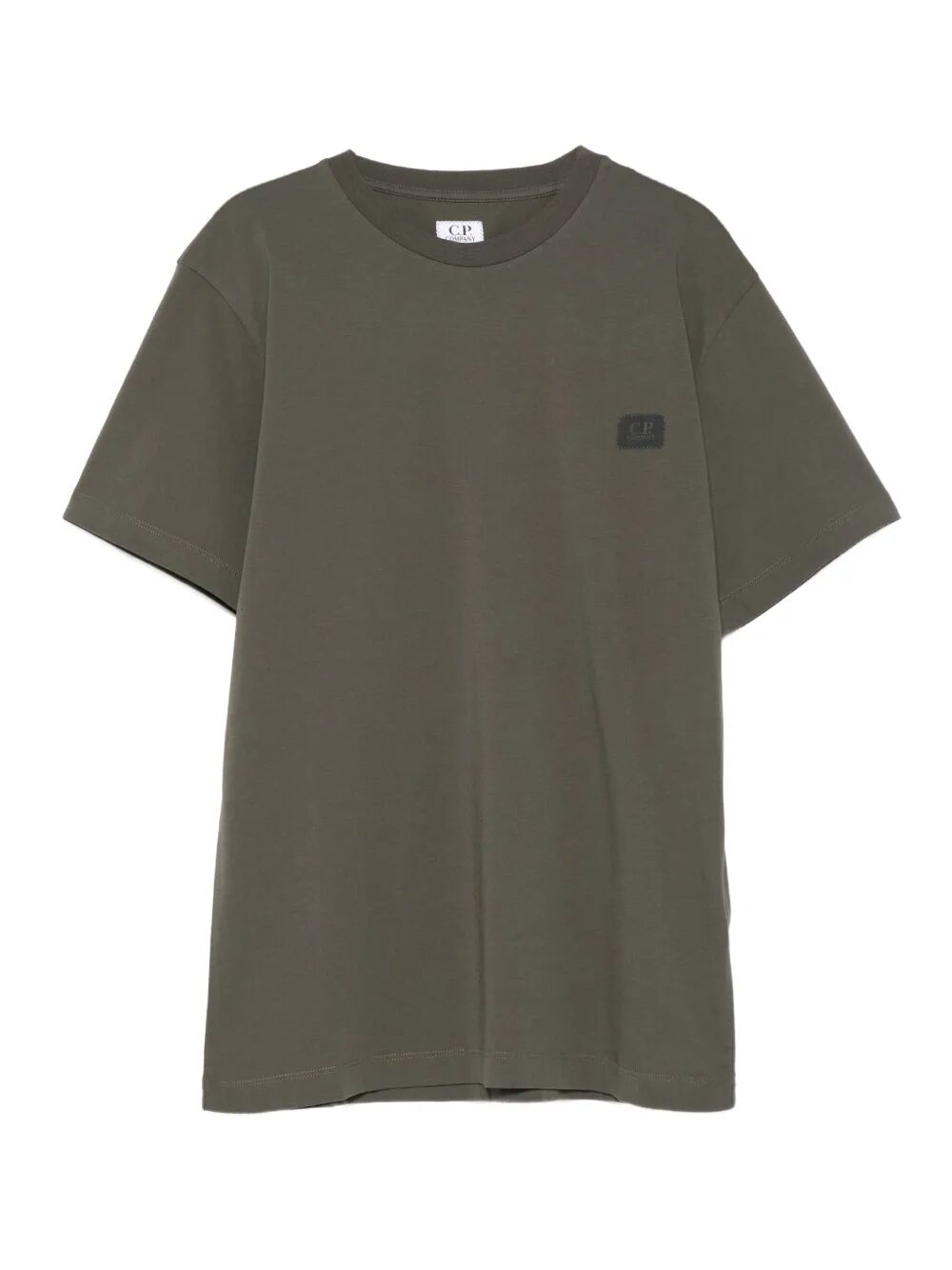 LOGO-PATCH COTTON T-SHIRT