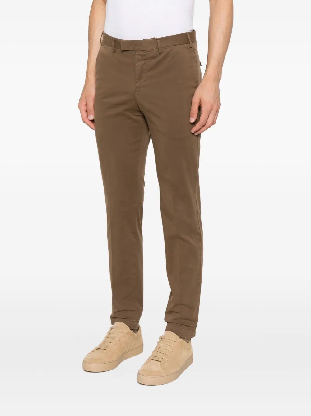 MASTER TAPERED COTTON TROUSERS
