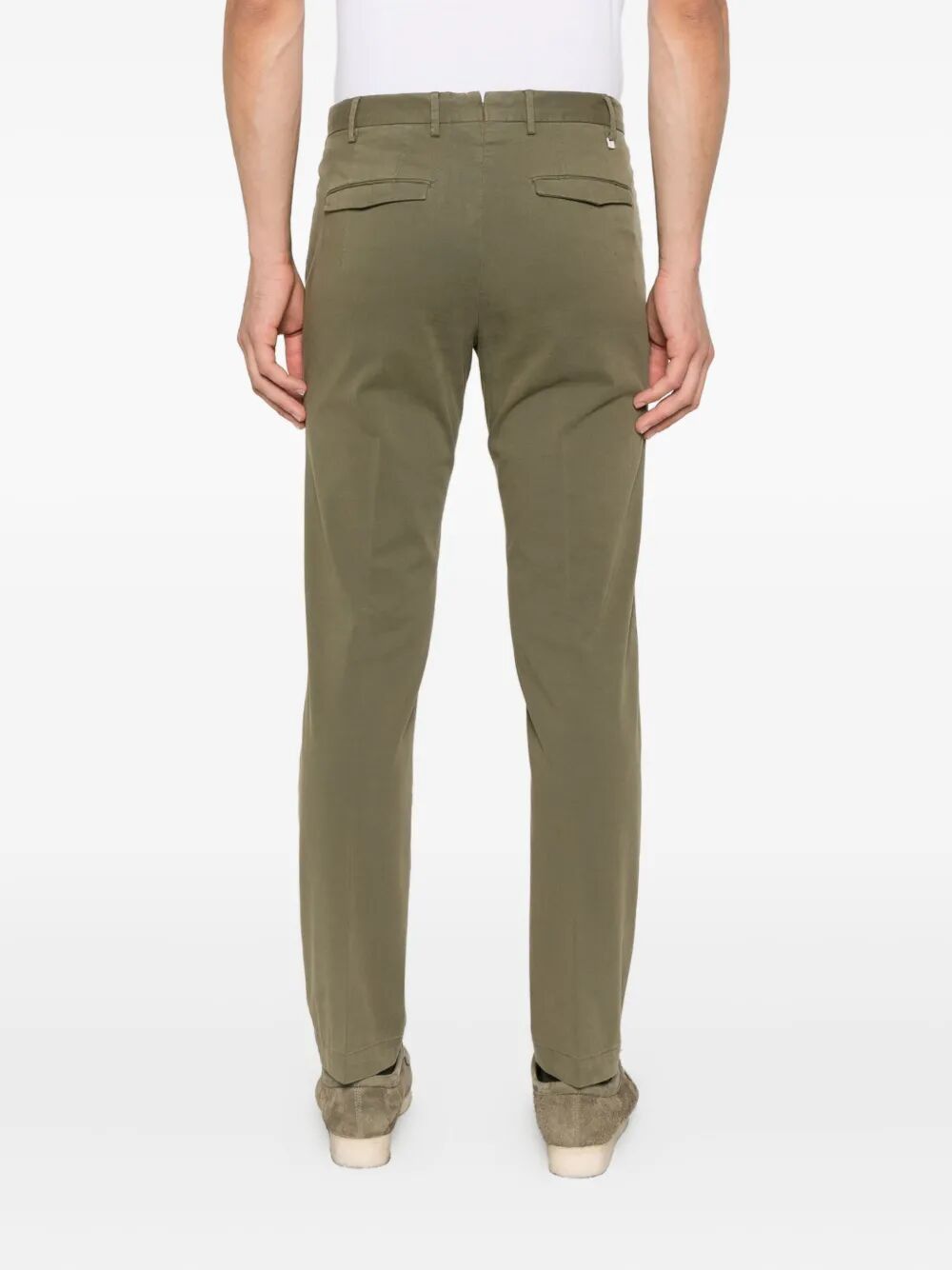 MASTER TAPERED COTTON TROUSERS