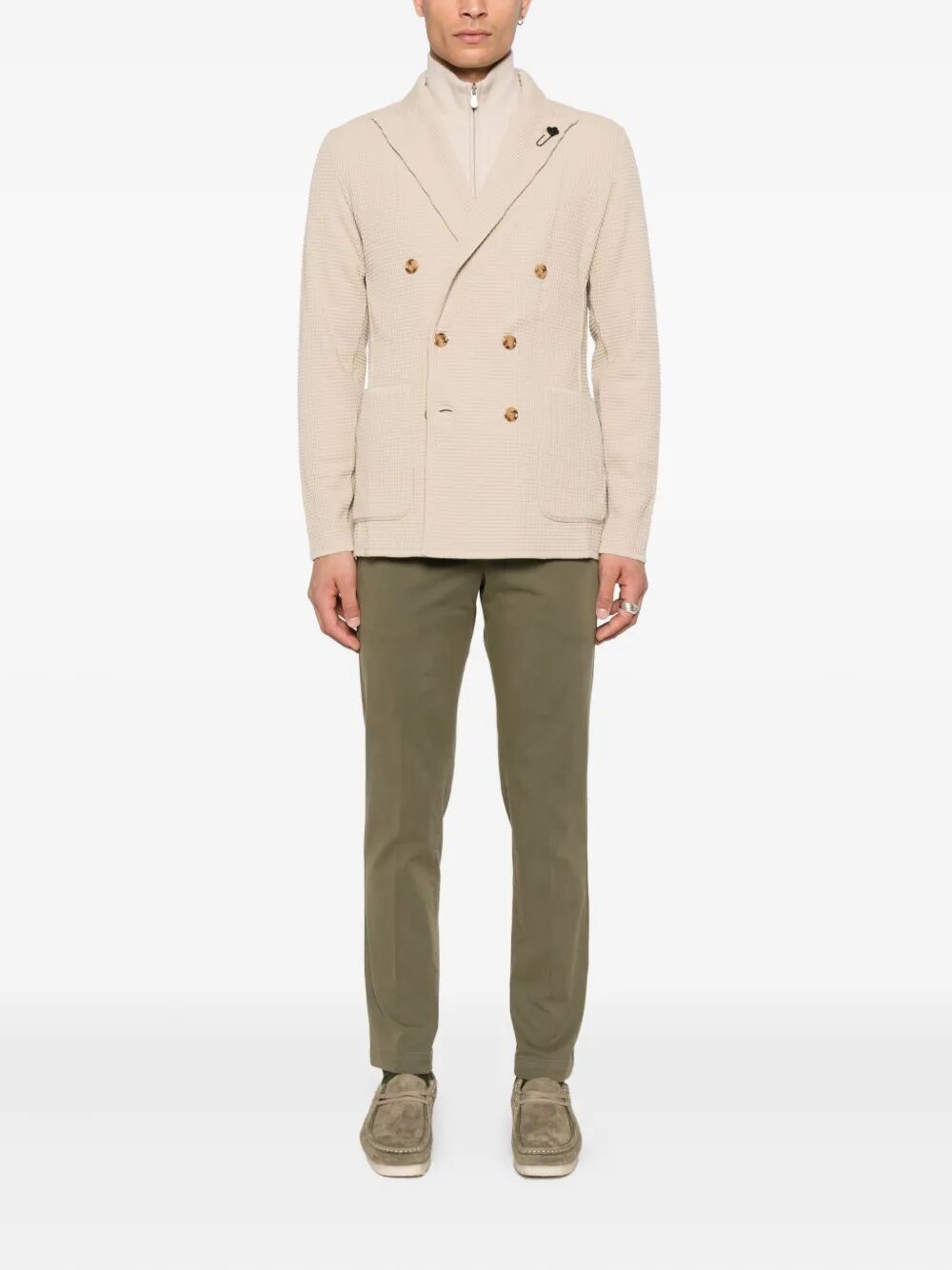 MASTER TAPERED COTTON TROUSERS
