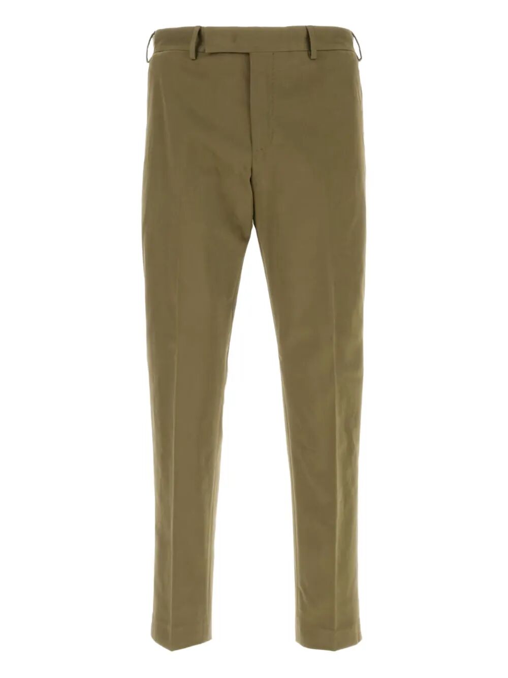 REBEL PRESSED-CREASE COTTON TROUSERS