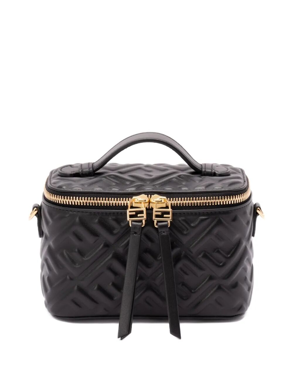 VANITY NAPPA LEATHER BAG WITH FF MOTIF