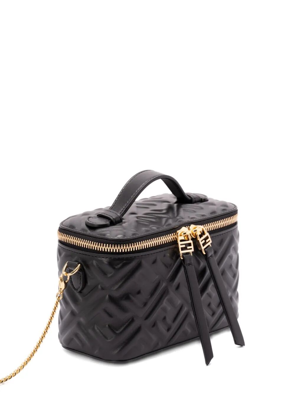 VANITY NAPPA LEATHER BAG WITH FF MOTIF