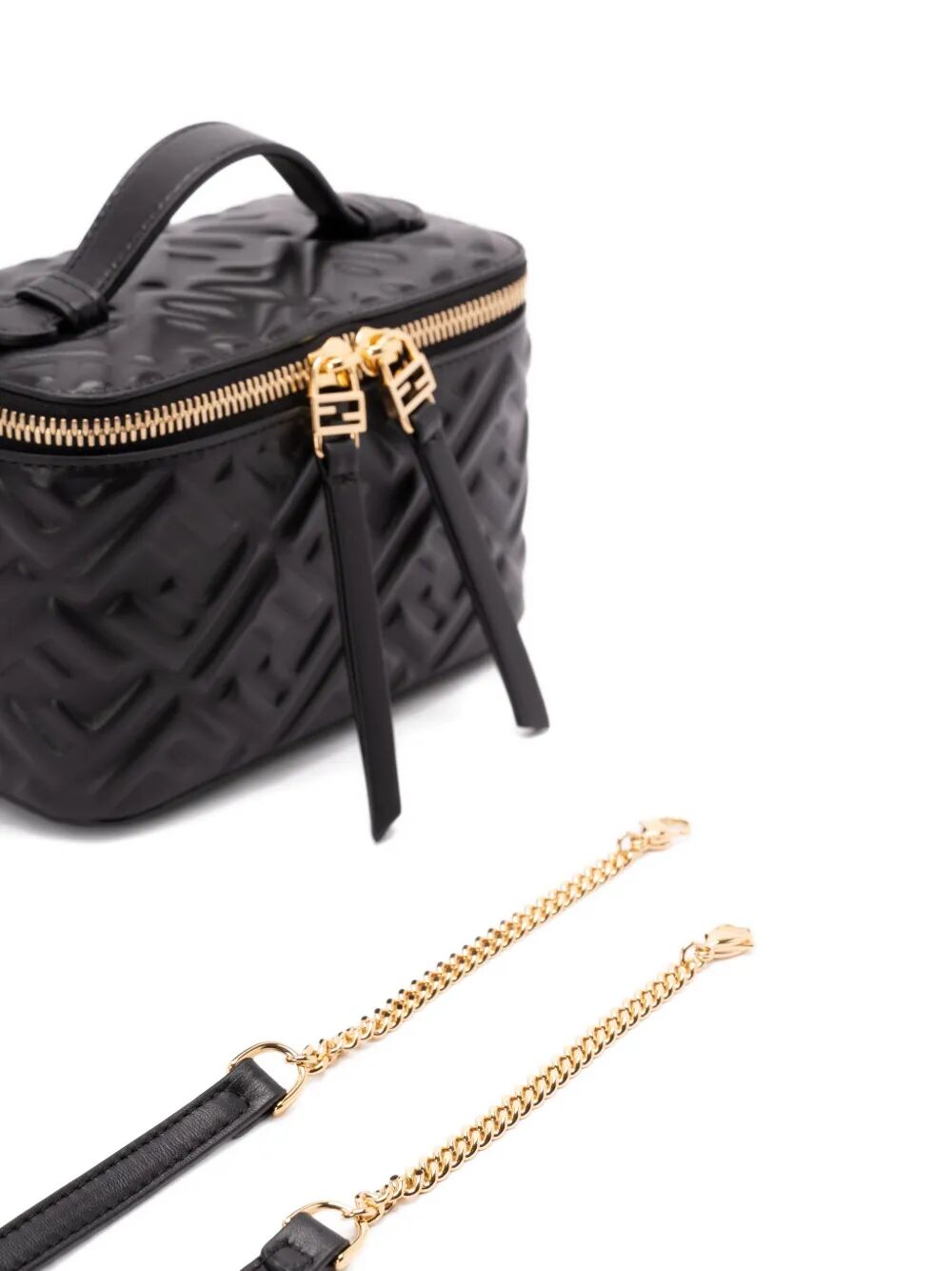 VANITY NAPPA LEATHER BAG WITH FF MOTIF