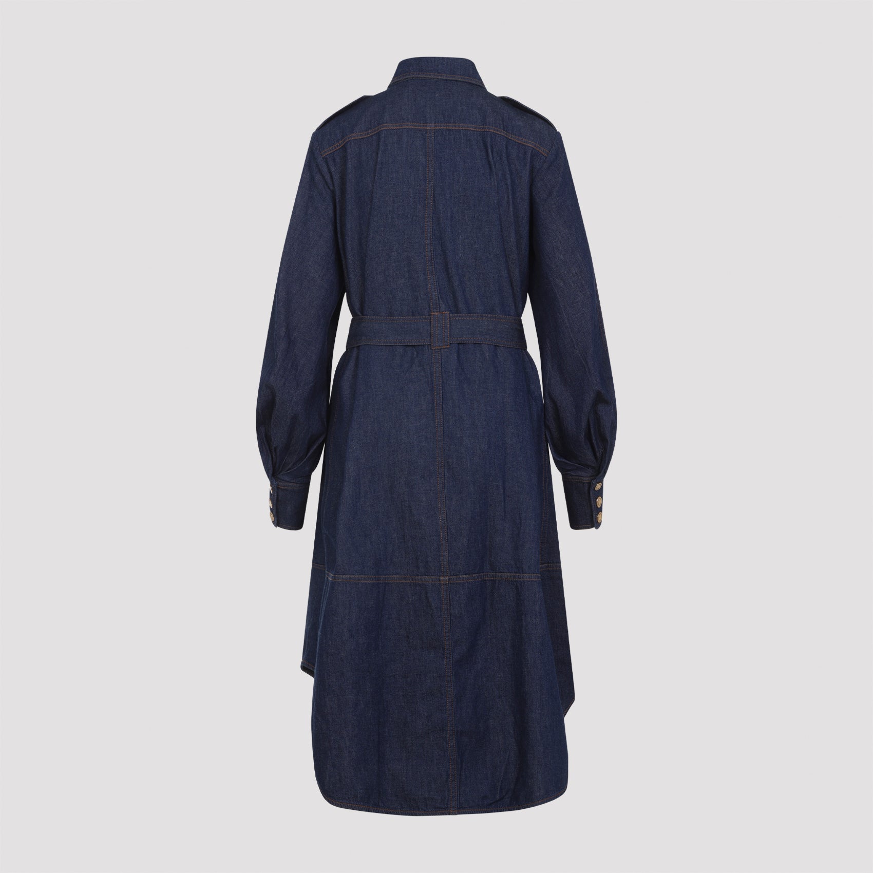 Denim Cargo Mini Dress
