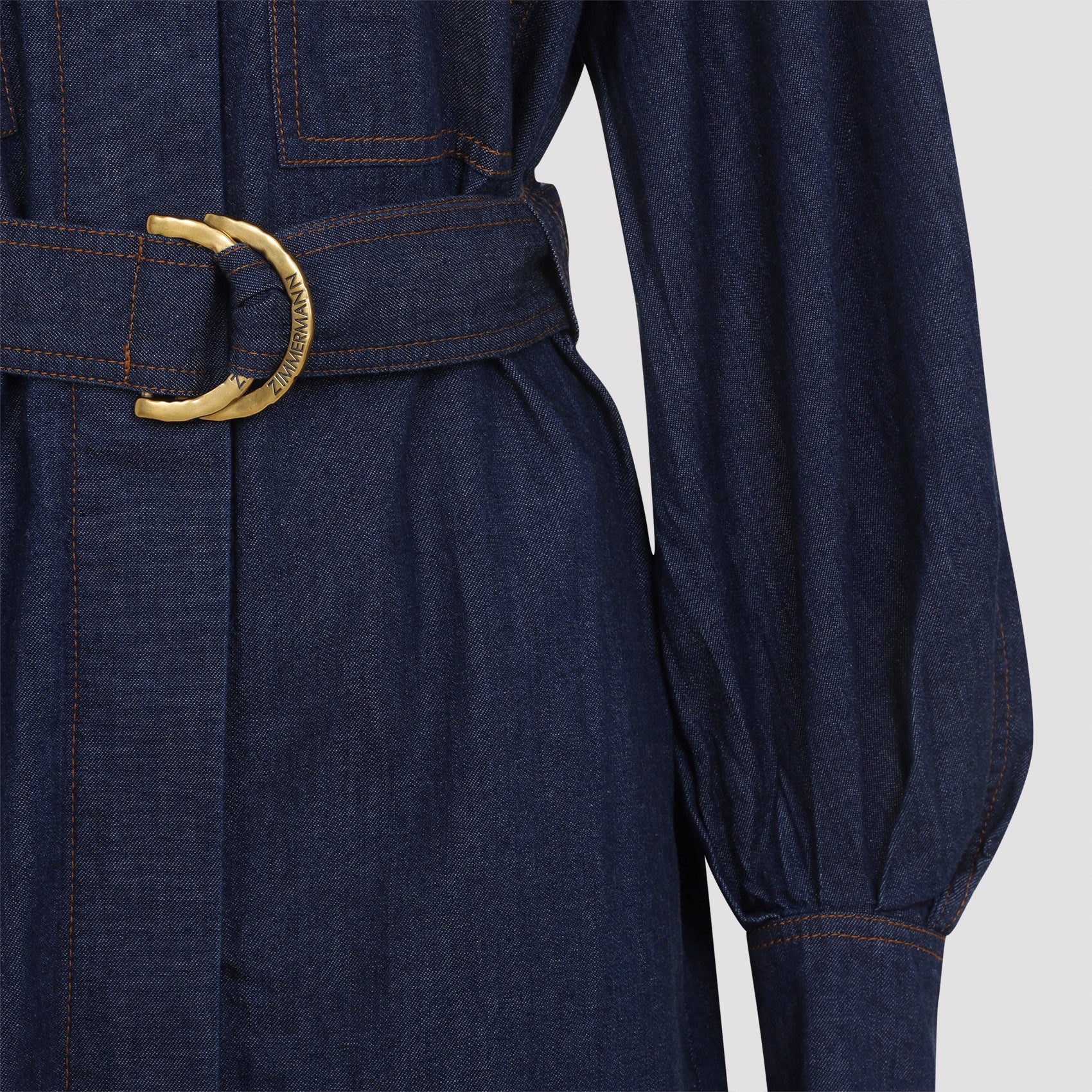 Denim Cargo Mini Dress