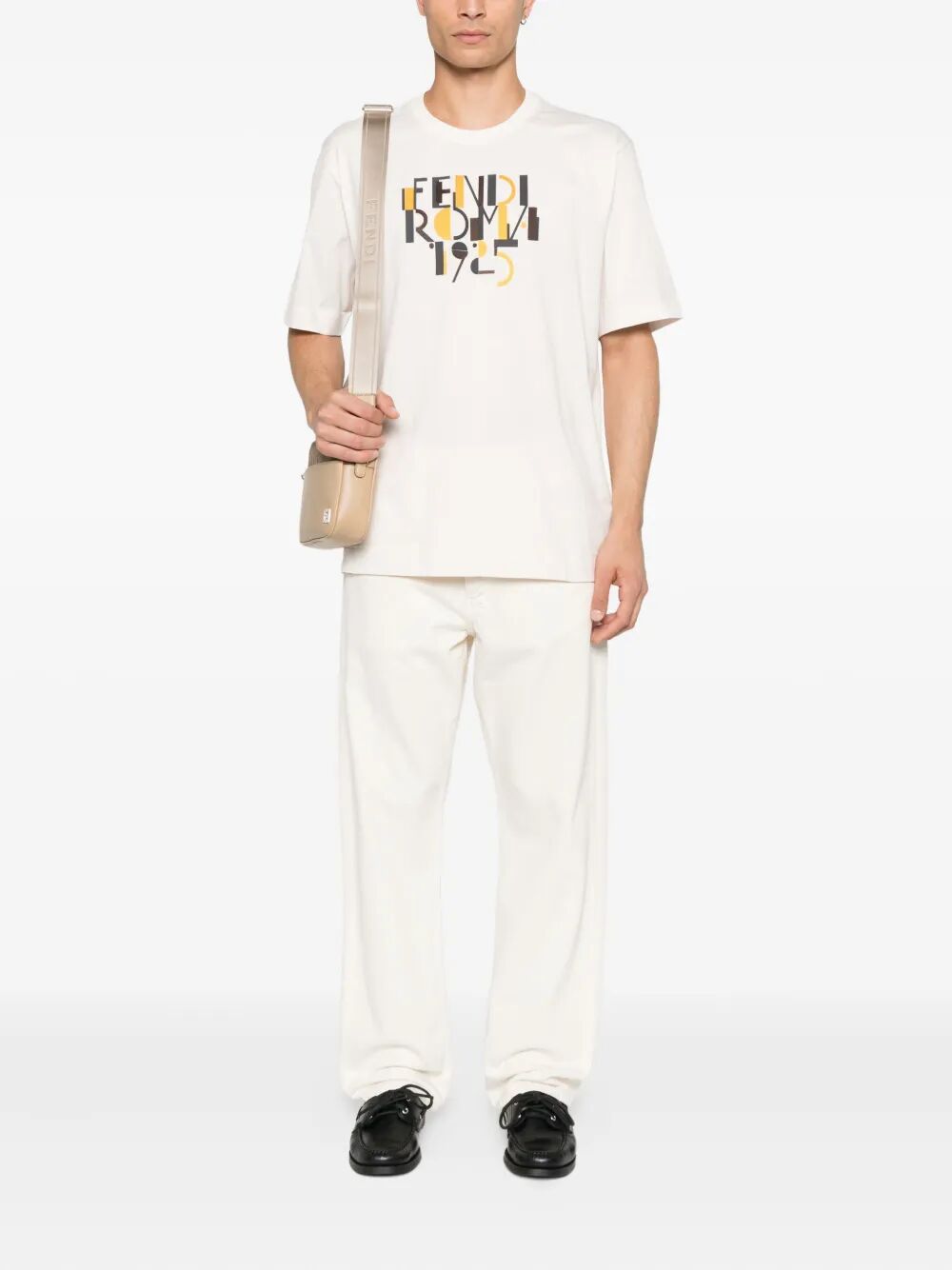 ROMA 1925 PRINT COTTON T-SHIRT