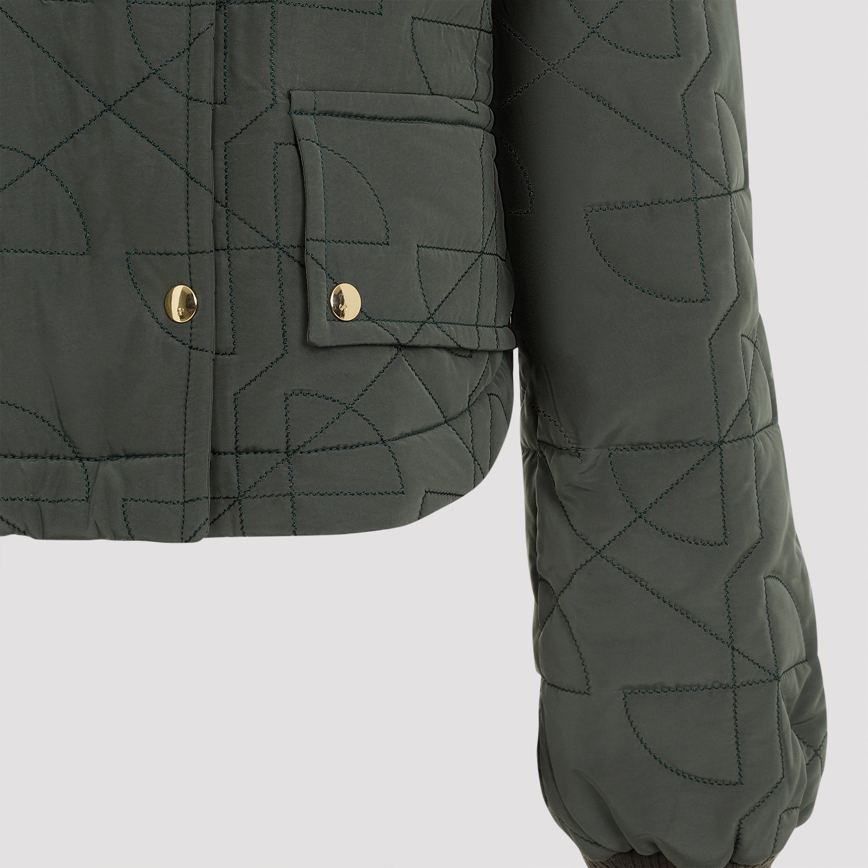 Cropped Quilted Blouson