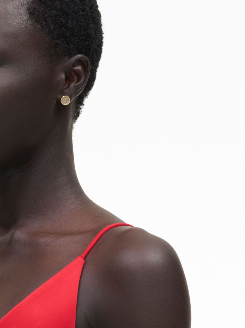 THE BUTTON STUD EARRINGS