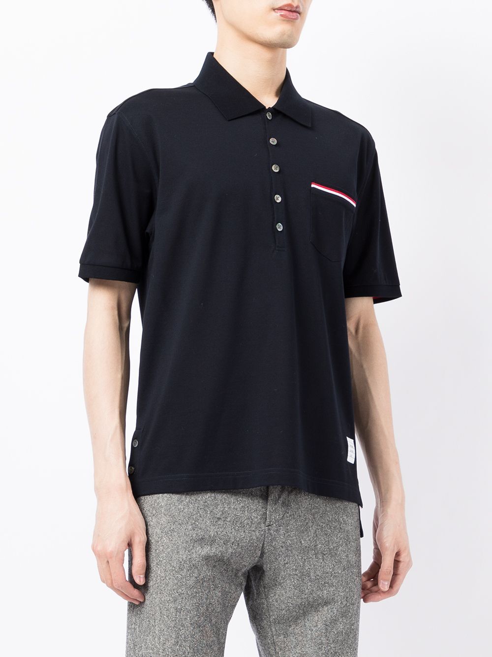 PIQUE POCKET POLO