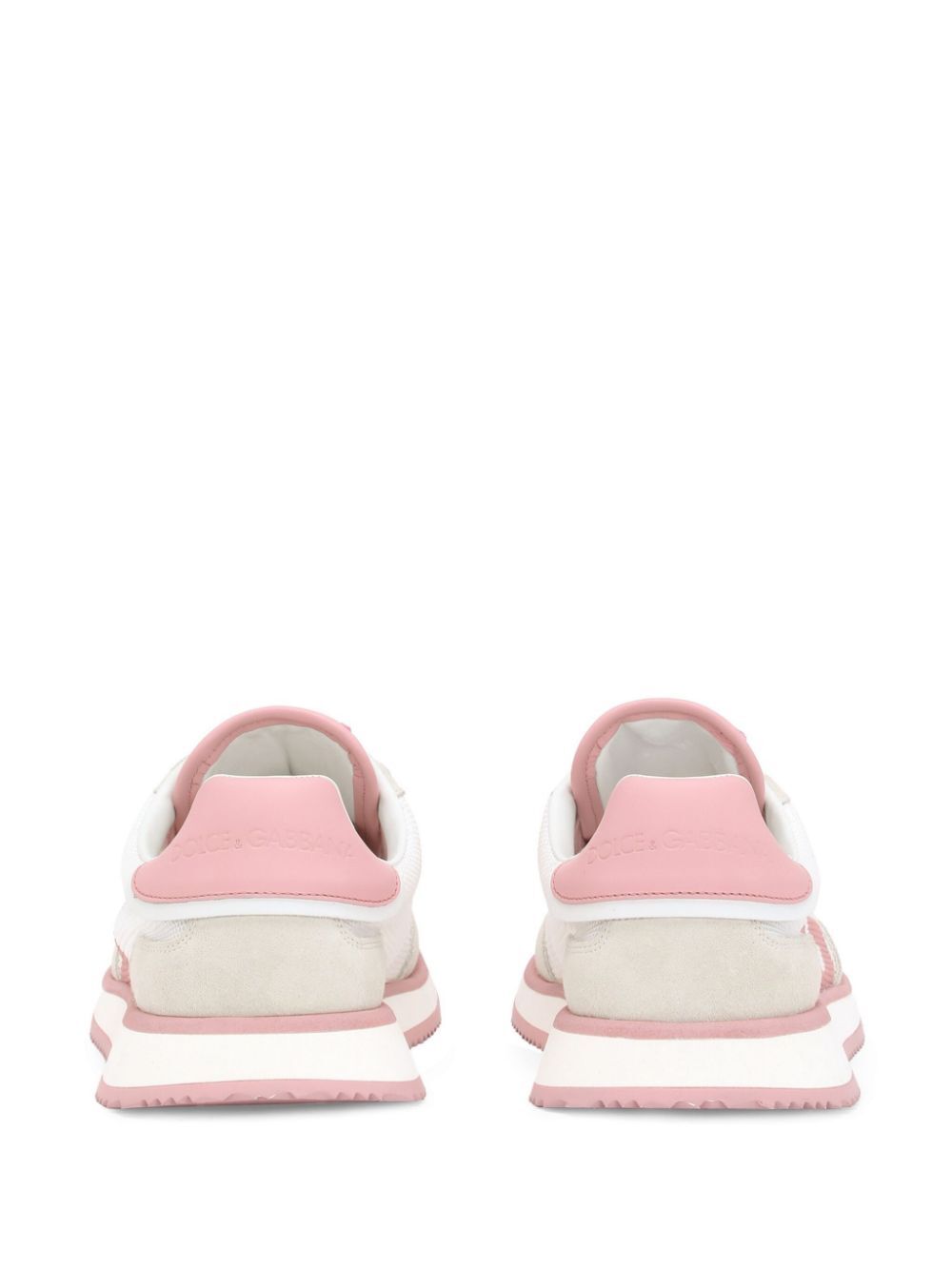 SUEDE AND MESH DG CUSHION SNEAKERS