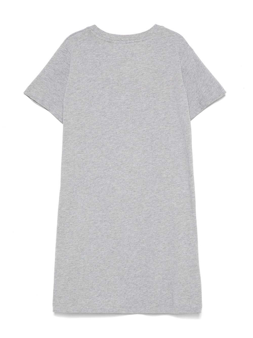 STAR-APPLIQUÉ FRINGED T-SHIRT DRESS