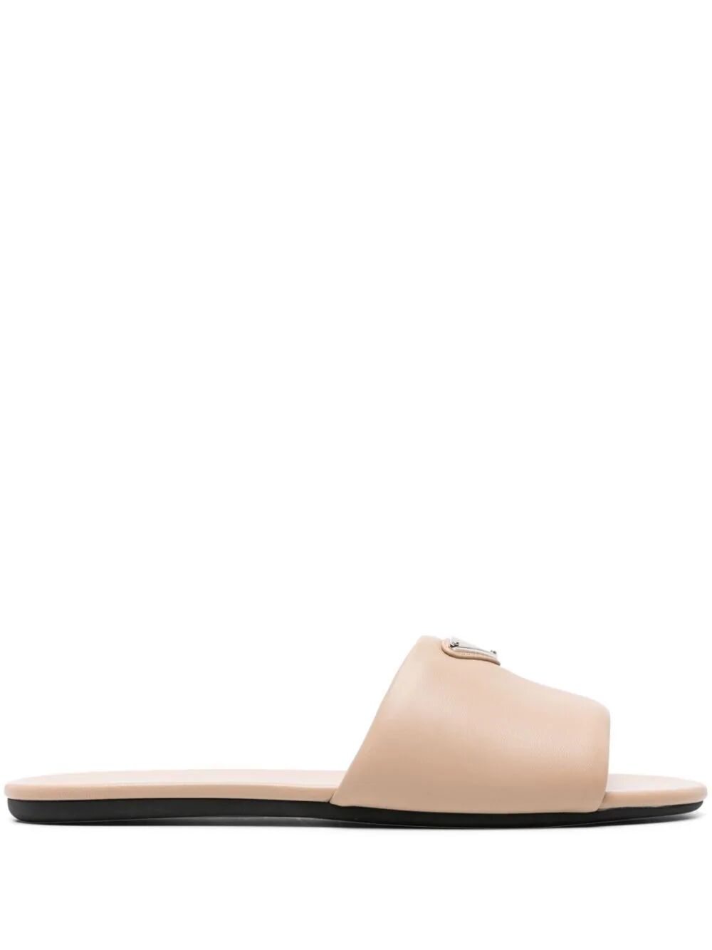 SANDALI SLIDE IN PELLE