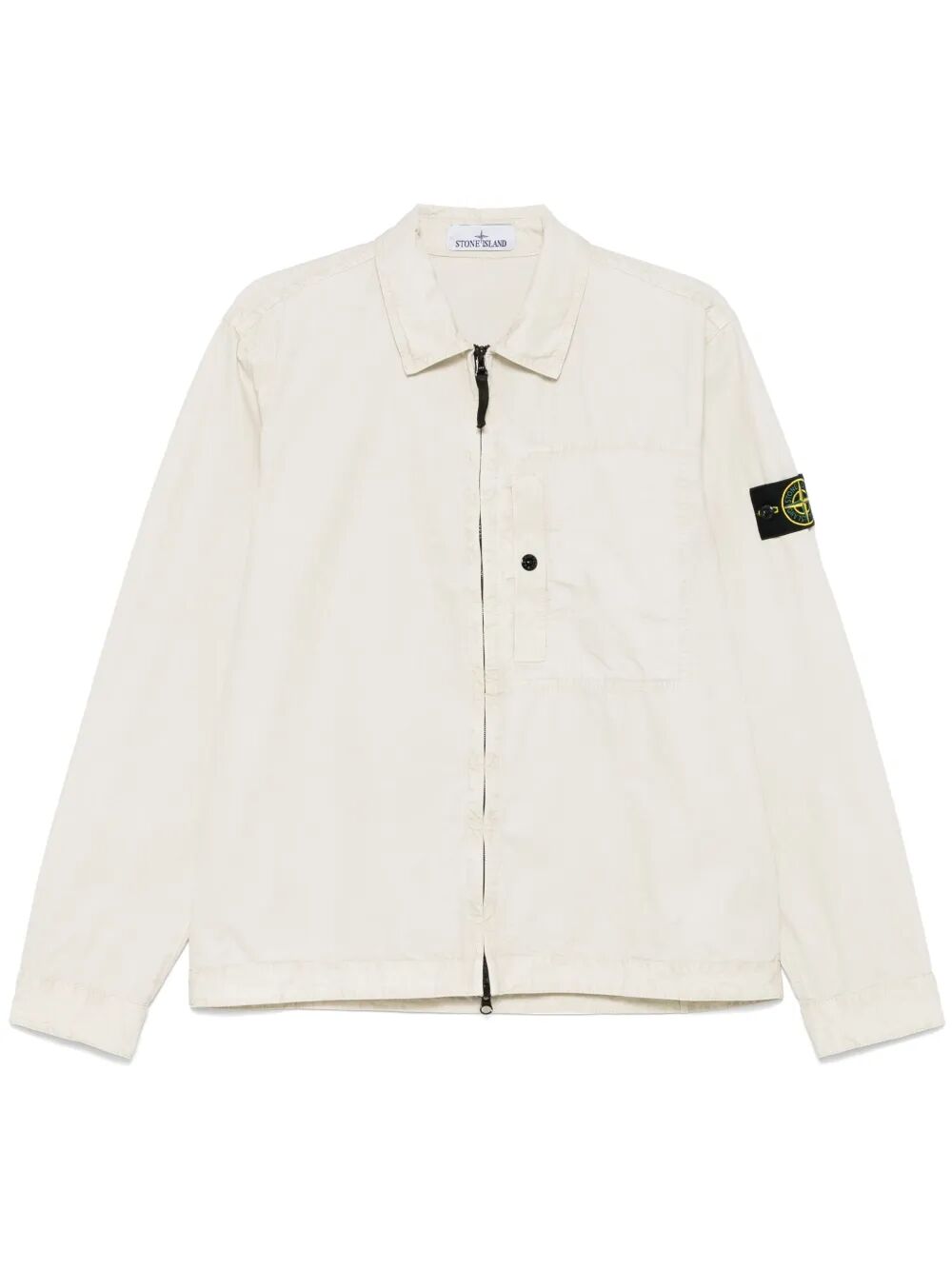 ZIPPER COTTON OVERSHIRT