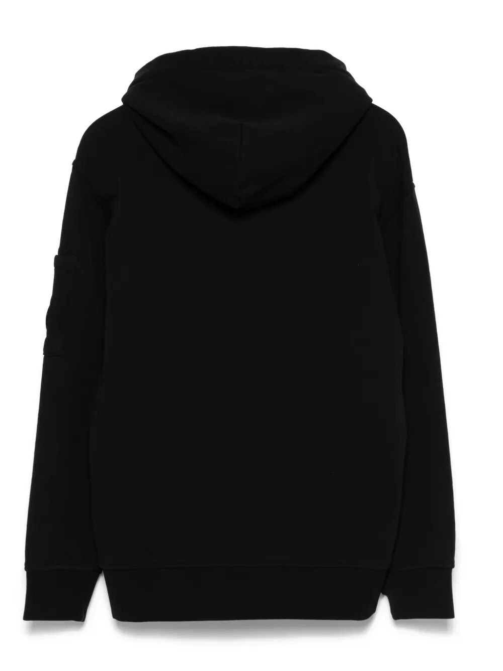 LENS-DETAIL COTTON HOODIE