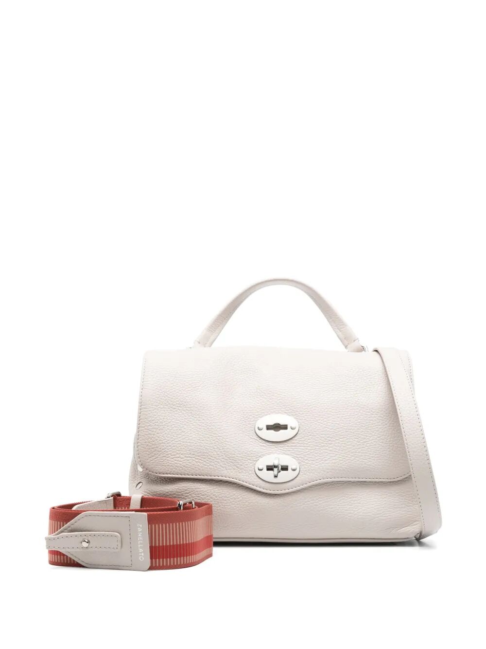TUMBLED LEATHER SMALL POSTINA DAILY GIORNO BAG