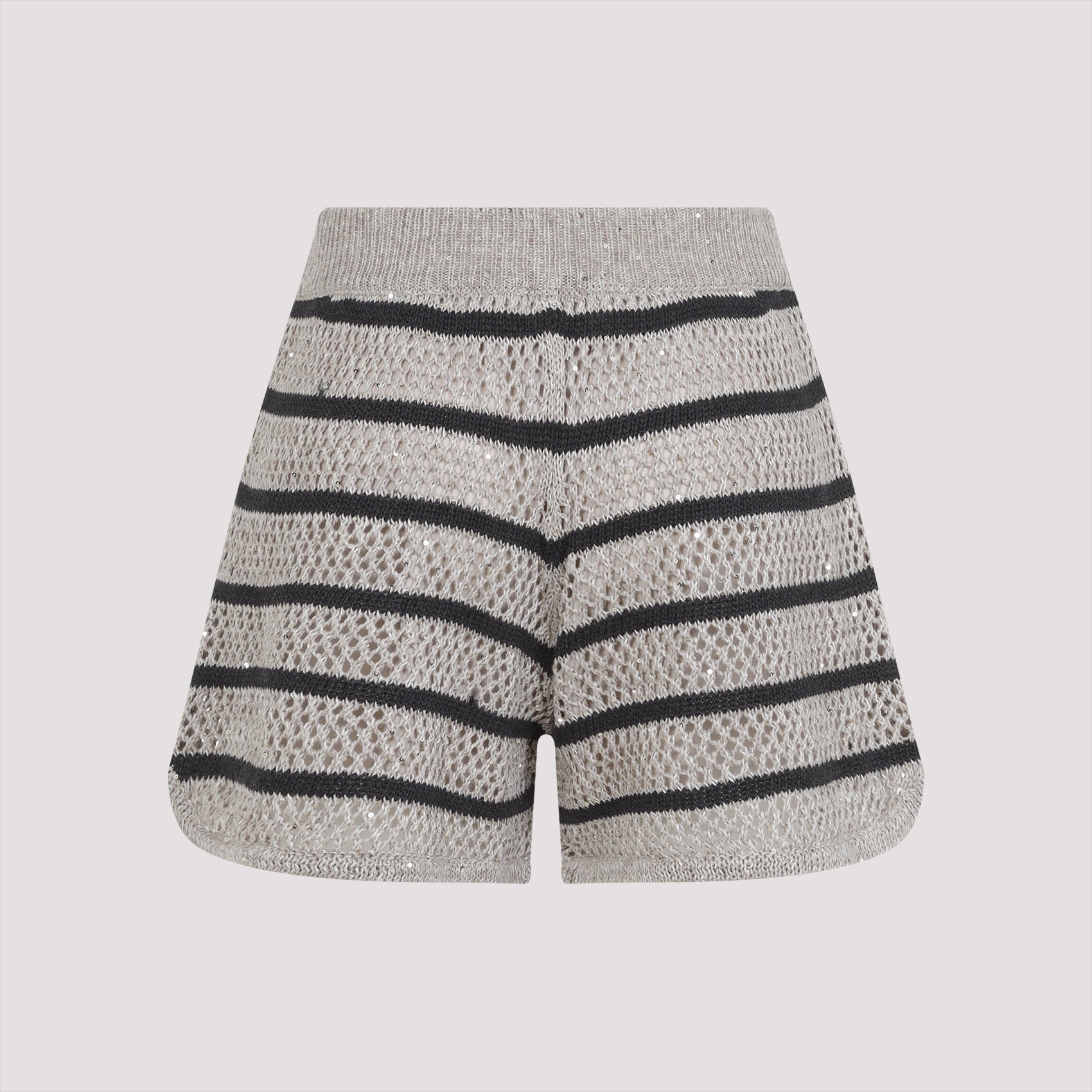 Striped Knit Bermuda