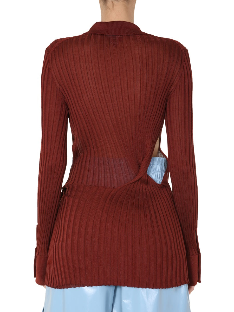 RIBBED SWEATER