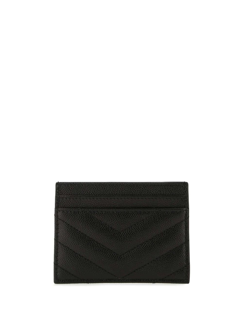CASSANDRE MATELASSÉ CARD CASE IN GRAIN DE POUDRE LEATHER
