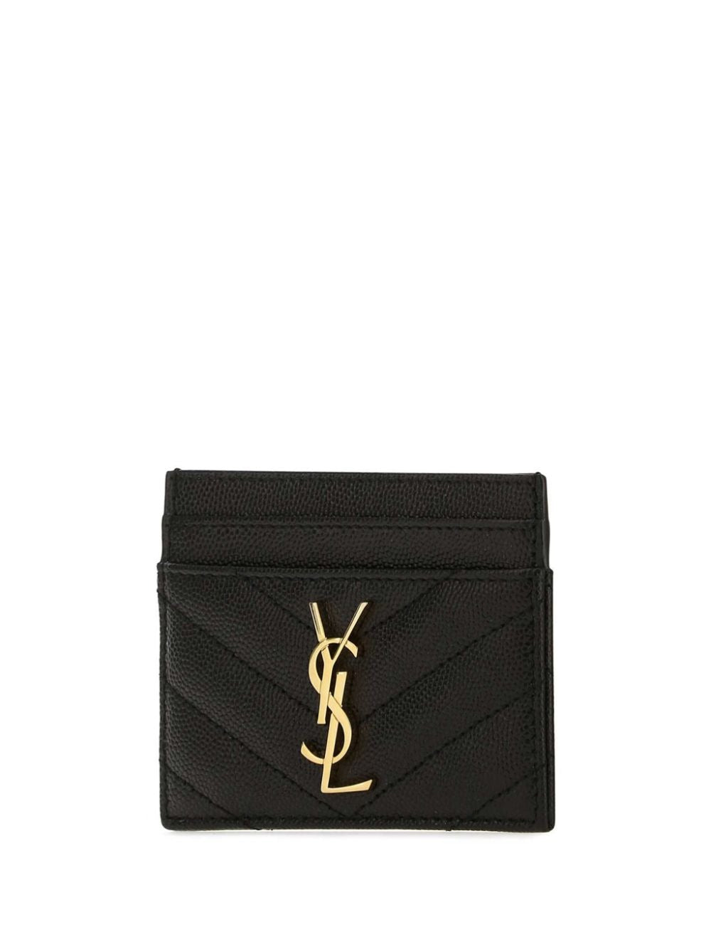 CASSANDRE MATELASSÉ CARD CASE IN GRAIN DE POUDRE LEATHER