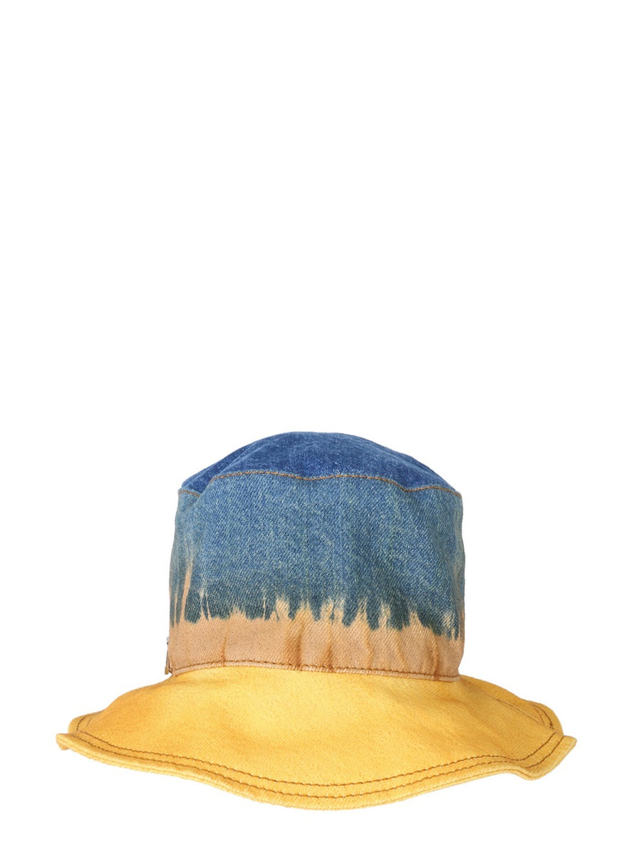 BUCKET HAT WITH TIE DYE PRINT