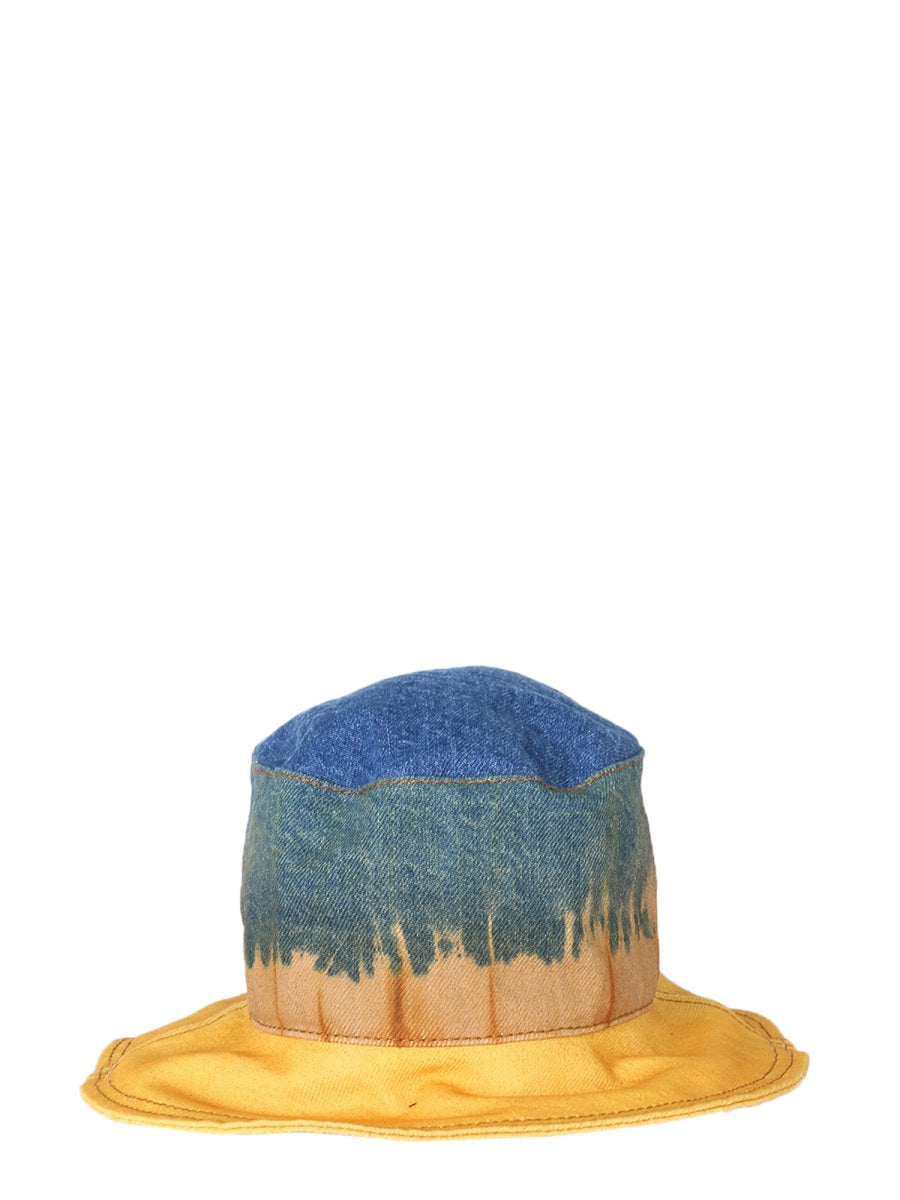 BUCKET HAT WITH TIE DYE PRINT