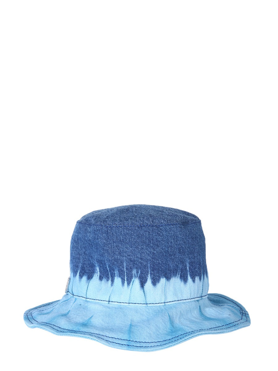 BUCKET HAT WITH TIE DYE PRINT