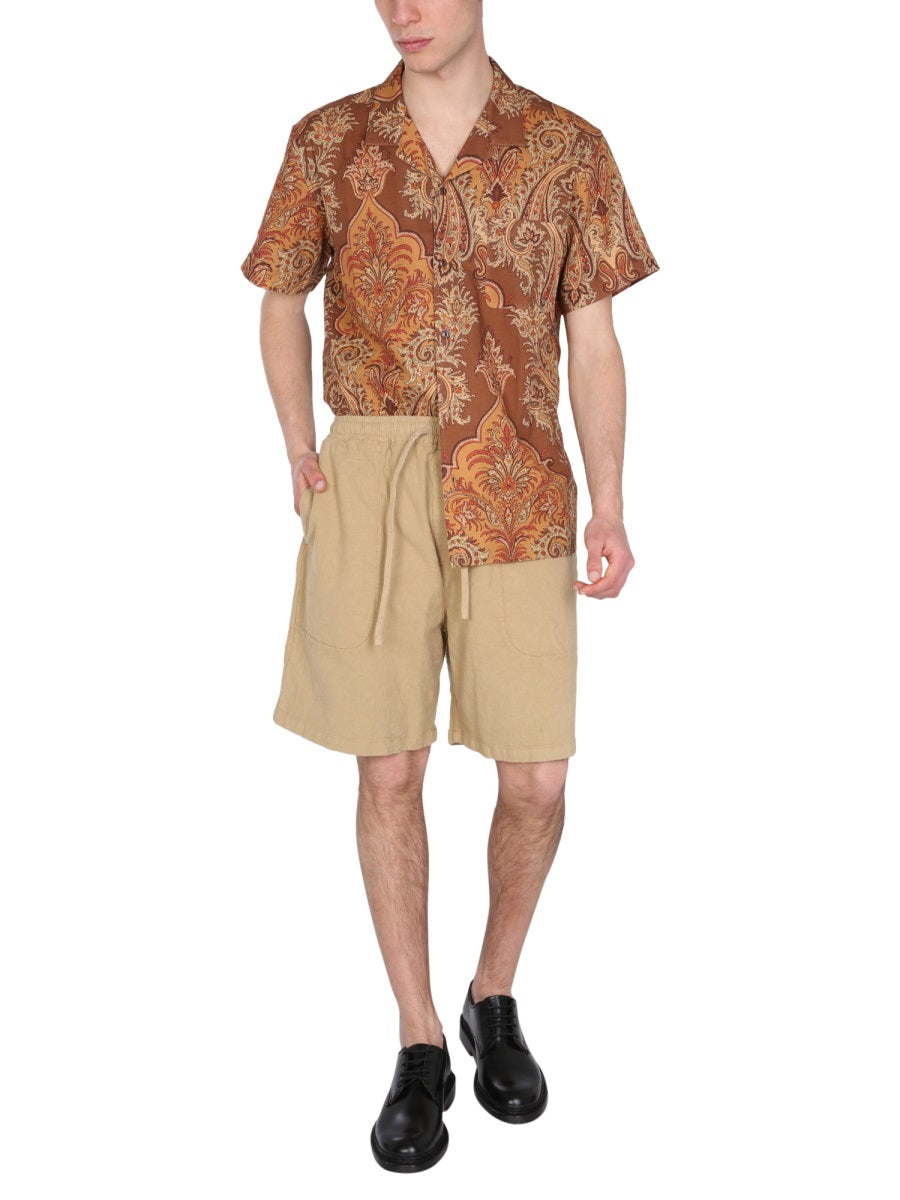 PAISLEY JACQUARD SHORTS