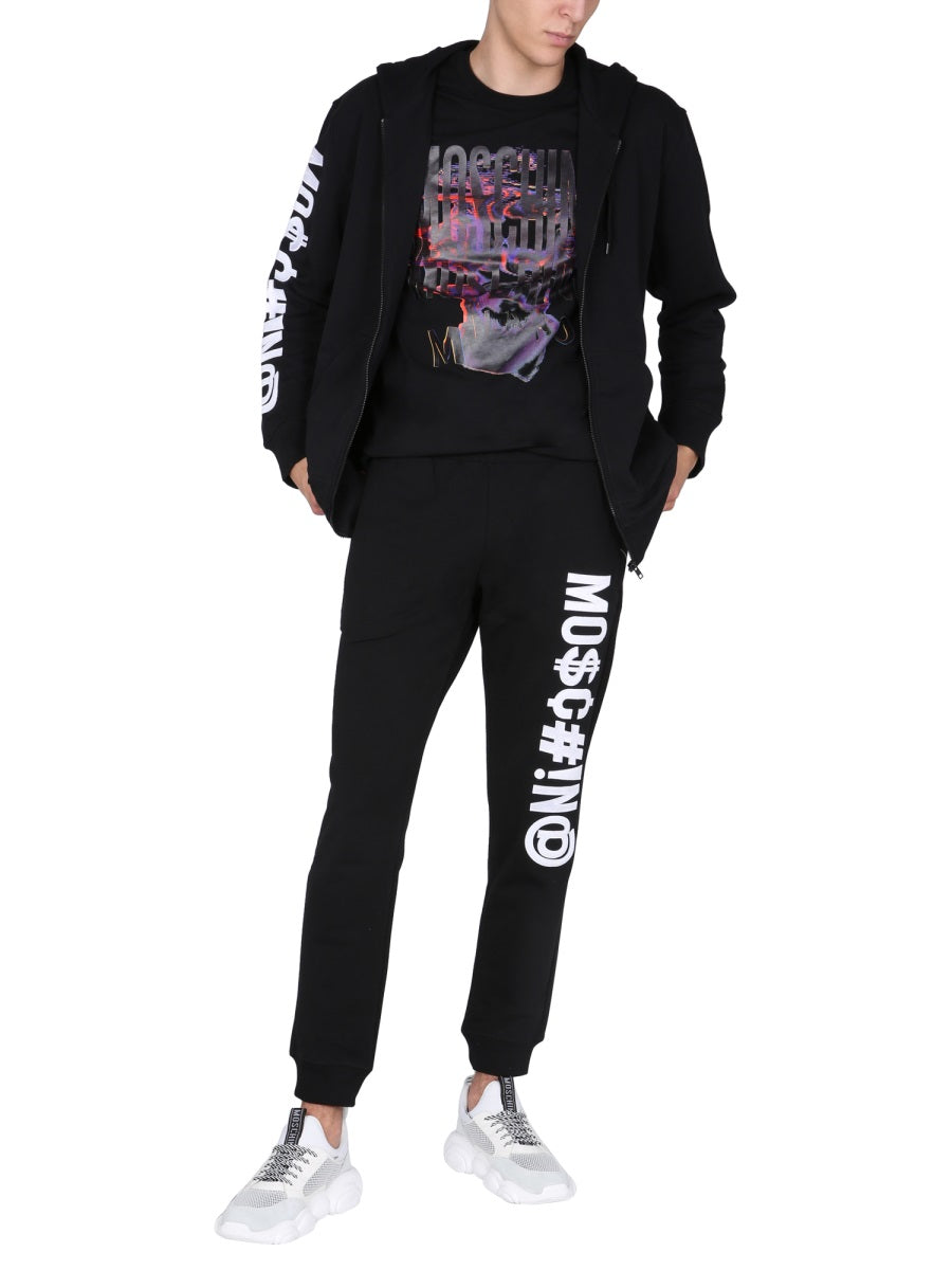 SWEATSHIRT WITH LOGO EMBROIDERY