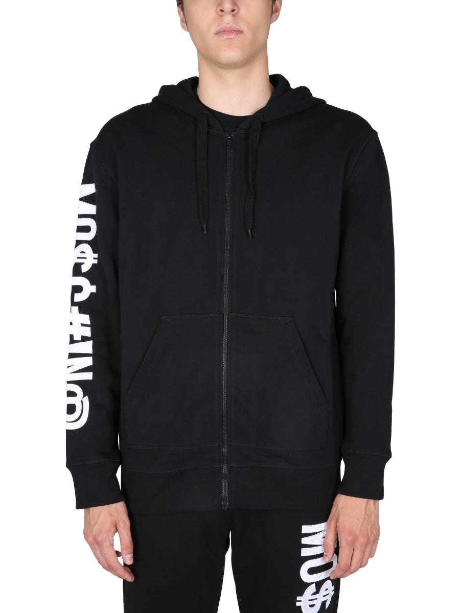 SWEATSHIRT WITH LOGO EMBROIDERY