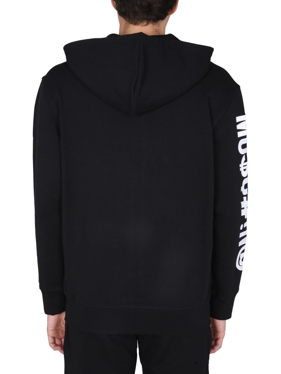 SWEATSHIRT WITH LOGO EMBROIDERY