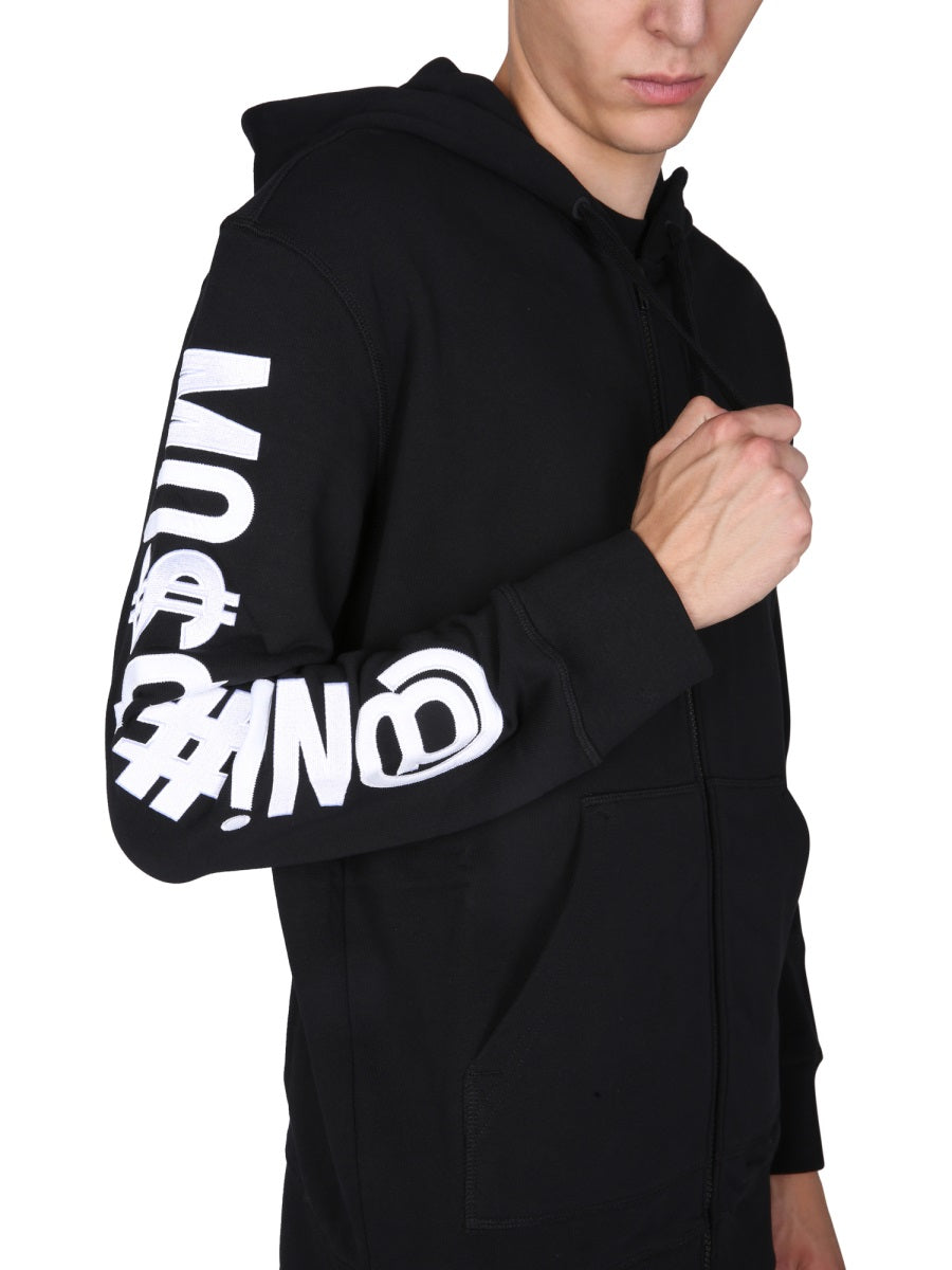 SWEATSHIRT WITH LOGO EMBROIDERY