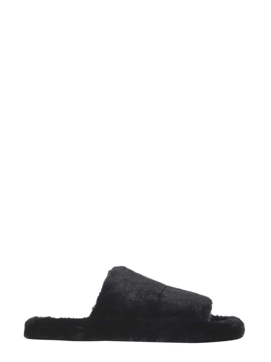 FUR SANDALS