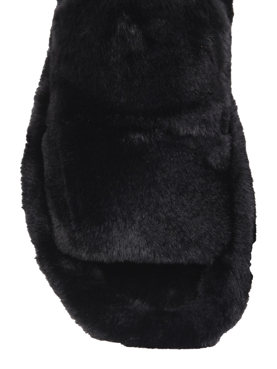 FUR SANDALS