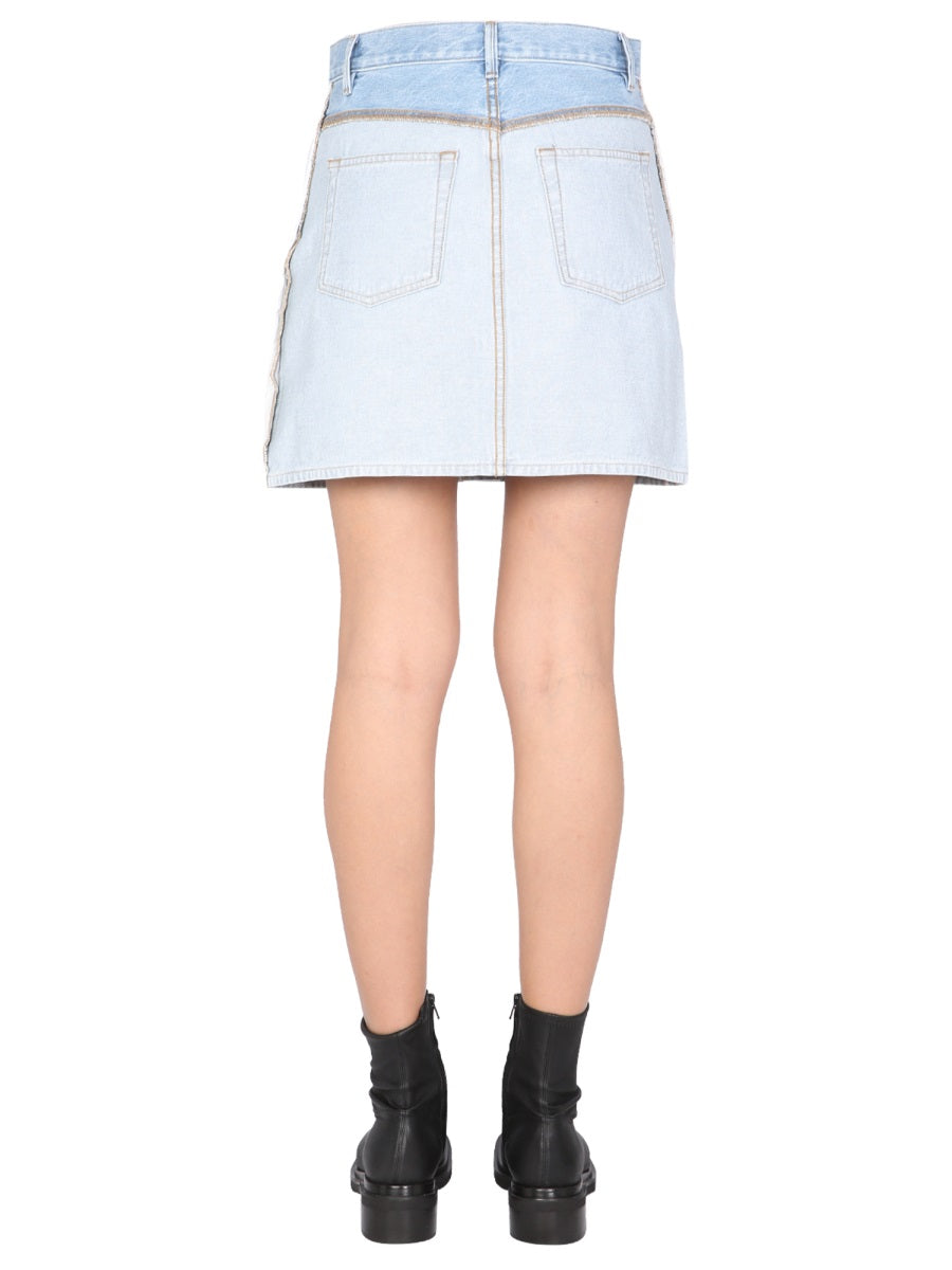 REVERS DENIM SKIRT