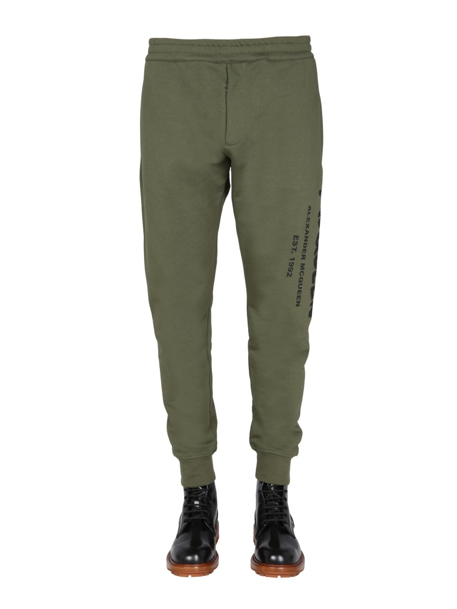 JOGGING PANTS WITH GRAFFITI LOGO