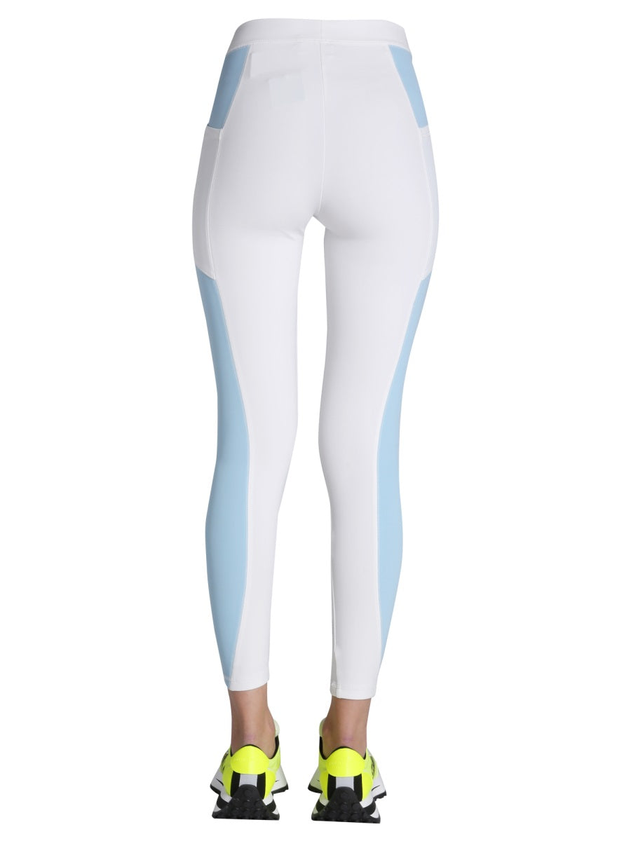 LEGGINGS WITH LOGO PRINT