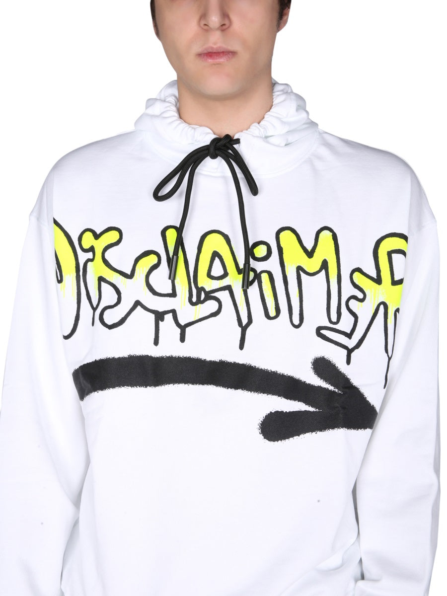 SWEATSHIRT WITH LOGO PRINT