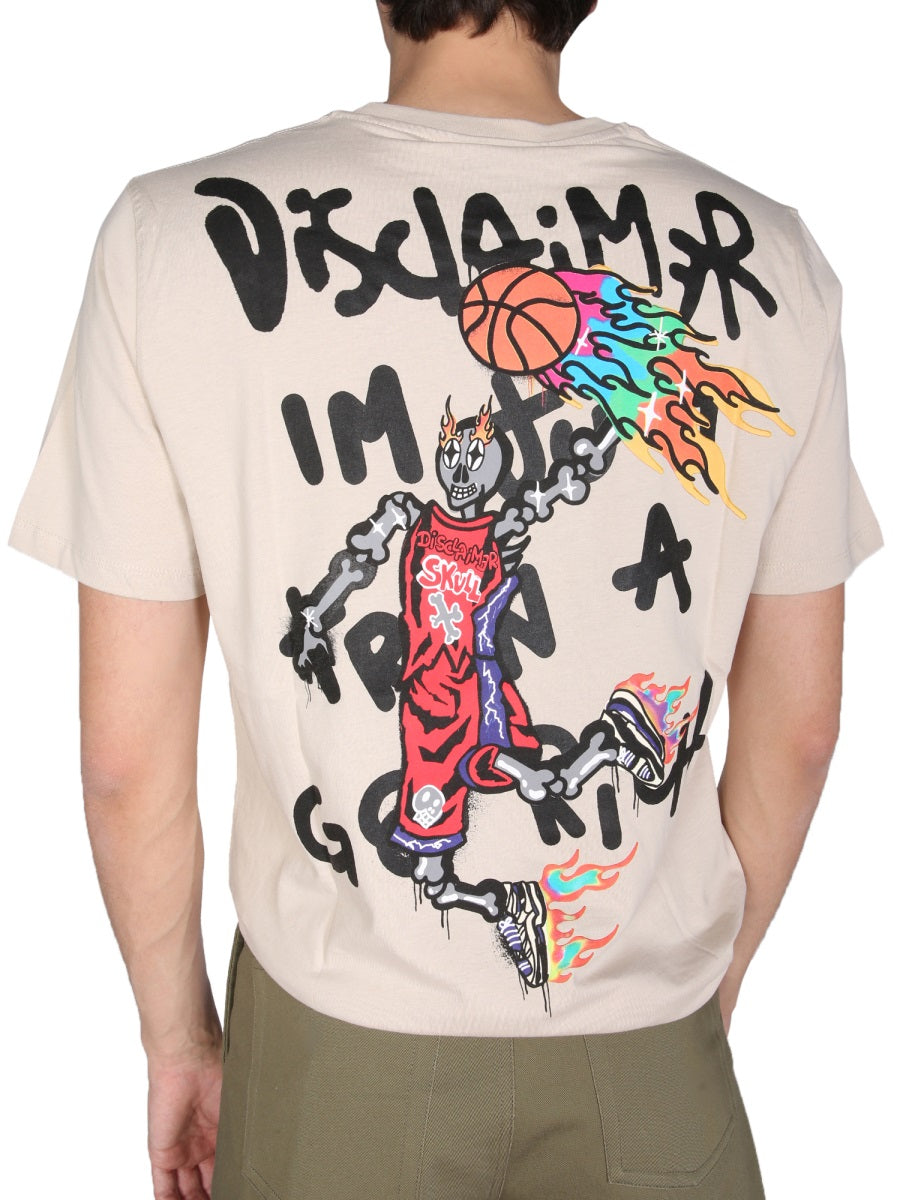 T-SHIRT WITH LOGO PRINT