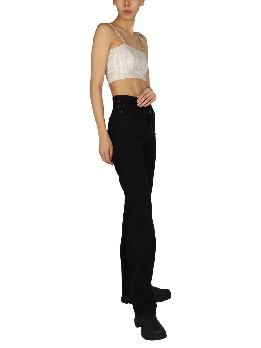 PAILSEY PATTERN CROP TOP