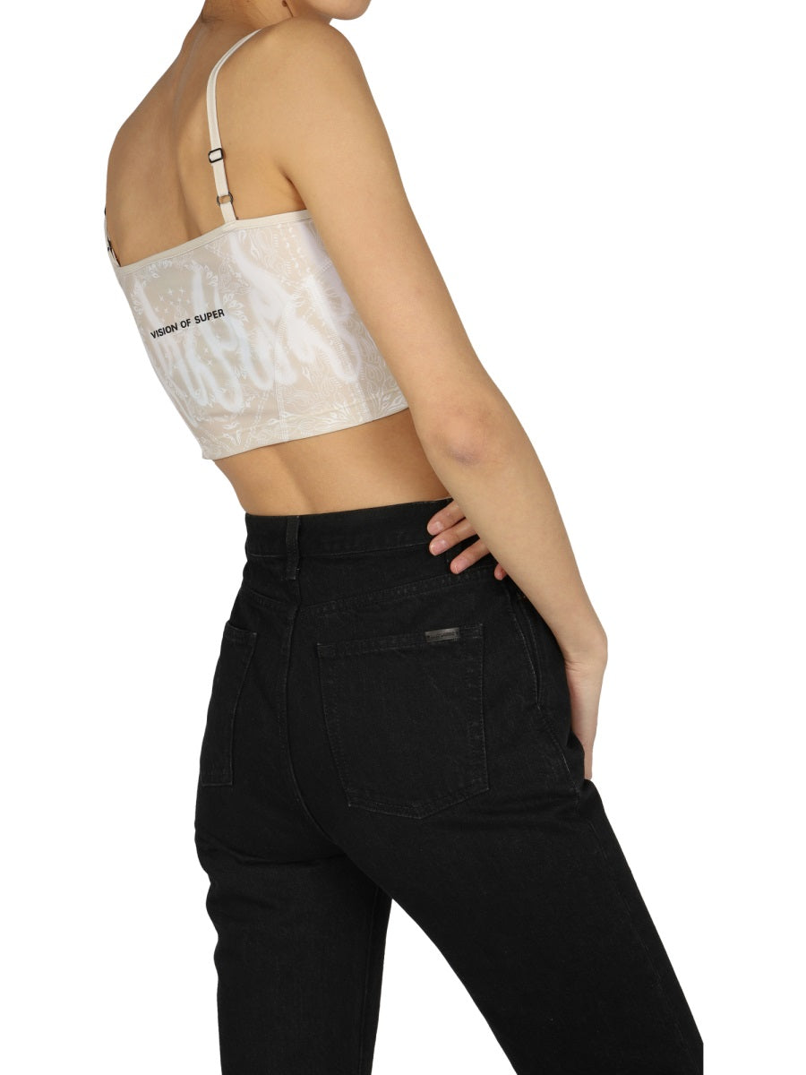 PAILSEY PATTERN CROP TOP
