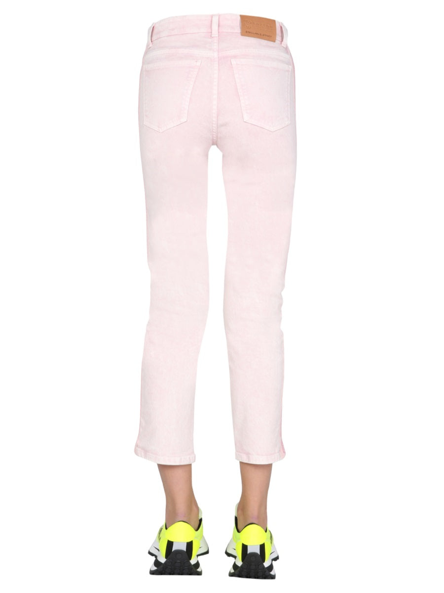 JEANS WITH LOGO BANDS